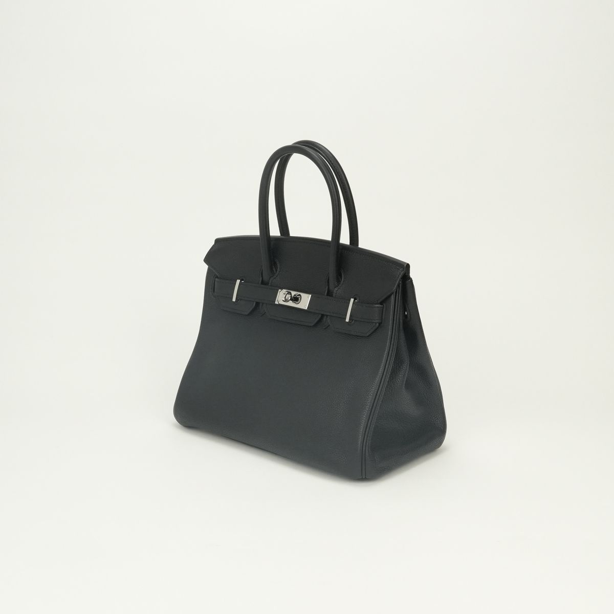 Hermes Birkin 30 Tote Bag Togo Noir Black Silver — view 2
