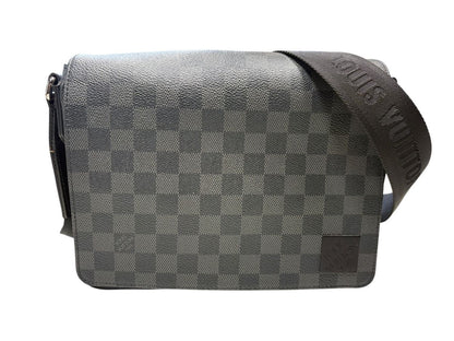 Louis Vuitton District PM Shoulder Bag Damier Graphite