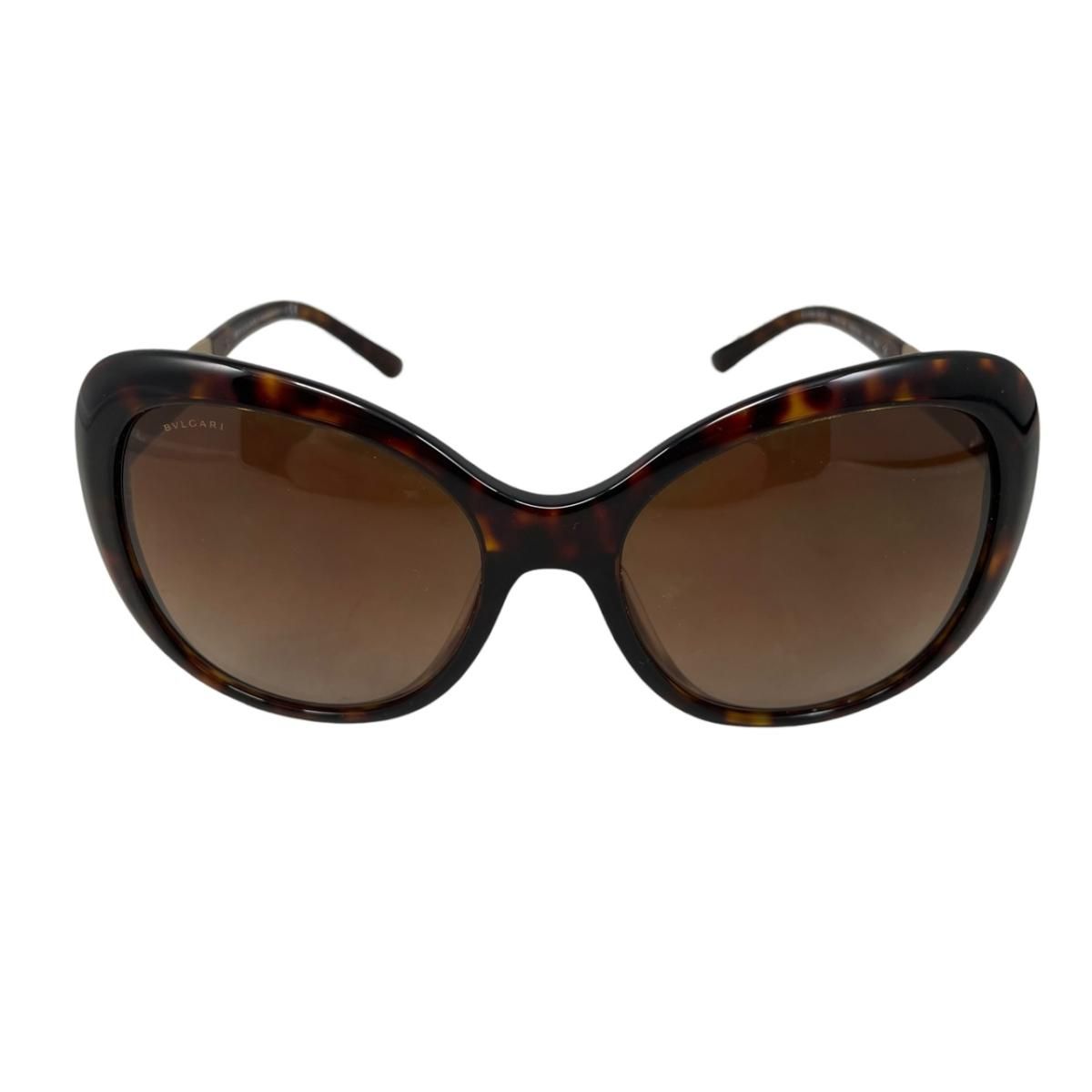 Bvlgari Sunglasses Oversized Butterfly Tortoiseshell Gold Eyewear — view 3