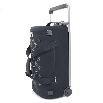 Louis Vuitton Horizon Soft Monogram Eclipse Jacquard Suitcase Carry Travel Bag — view 4