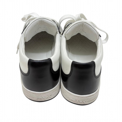 Prada Sneakers White Black Leather 8.5 — view 8