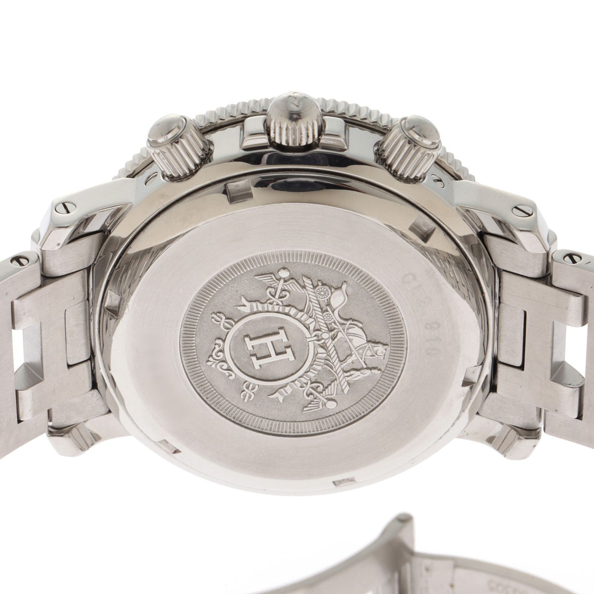 Hermes Clipper Diver Watch Stainless Steel Black — view 5