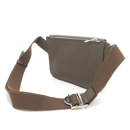 Loewe Military Bum Bag Leather Khaki — view 2