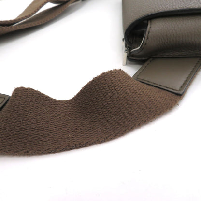 Loewe Military Bum Bag Leather Khaki — view 4