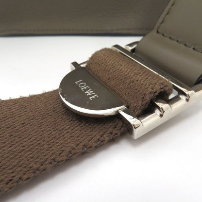 Loewe Military Bum Bag Leather Khaki — view 3