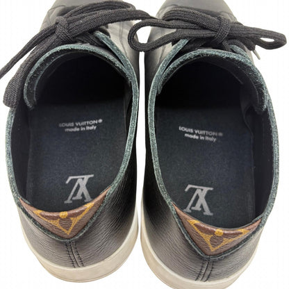 Louis Vuitton Sneakers 7 Black Brown Leather Monogram Rubber — view 7