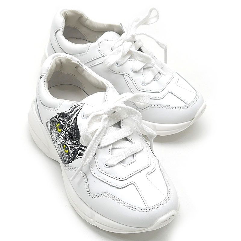 Gucci Children's Mystic Cat Kids Sneakers 15.5