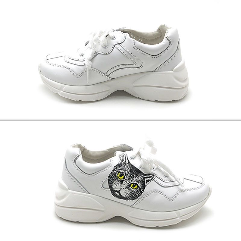 Gucci Children's Mystic Cat Kids Sneakers 15.5 — view 3