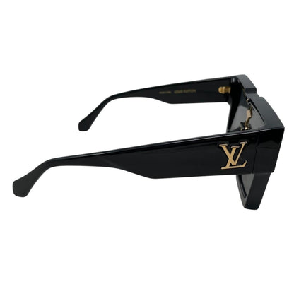 Louis Vuitton Sunglasses Cyclone Black Gold Eyewear — view 6