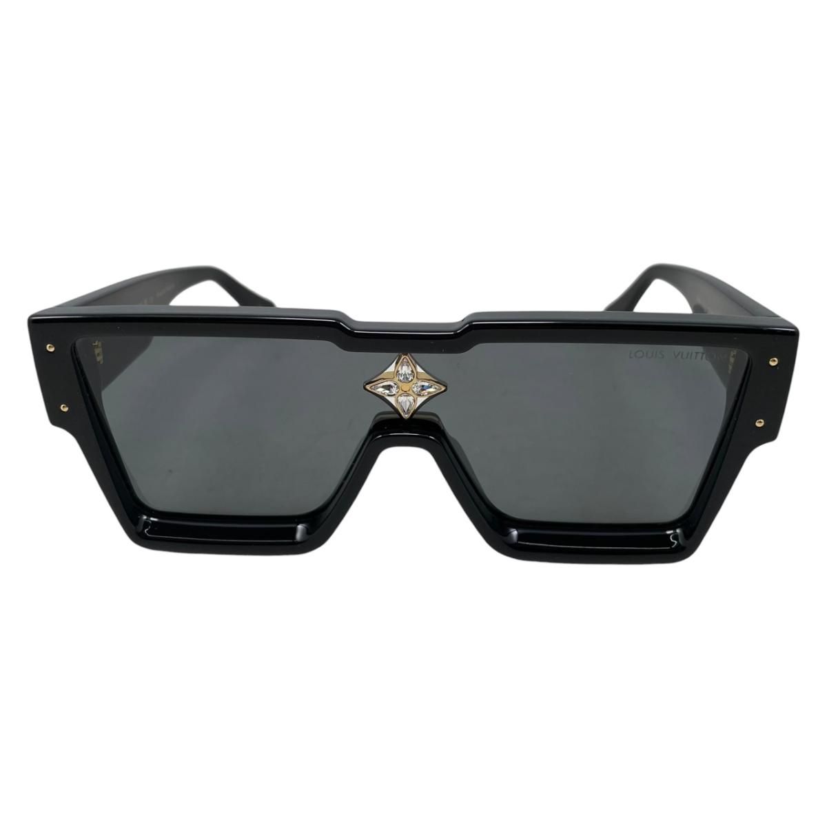 Louis Vuitton Sunglasses Cyclone Black Gold Eyewear — view 3