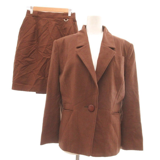 Dior Vintage Set Suit Tailored Jacket 9 Fully Lined Skirt Midi Length Tight M