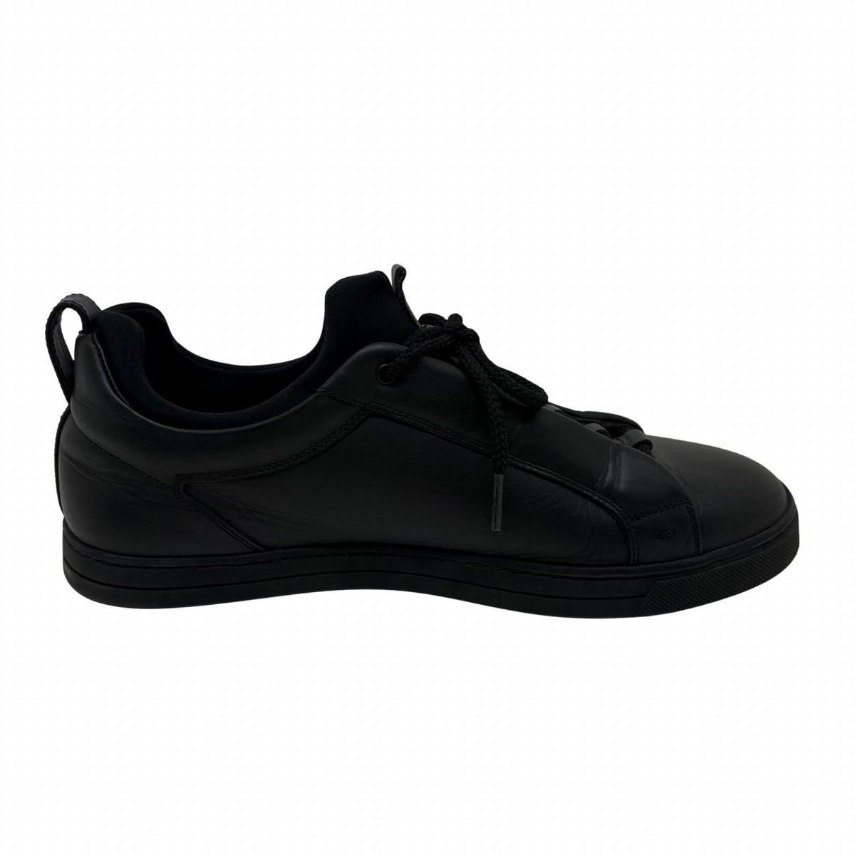 Fendi Bugs Monster Sneakers 7 Black Leather — view 3