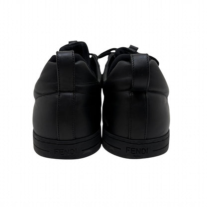 Fendi Bugs Monster Sneakers 7 Black Leather — view 6