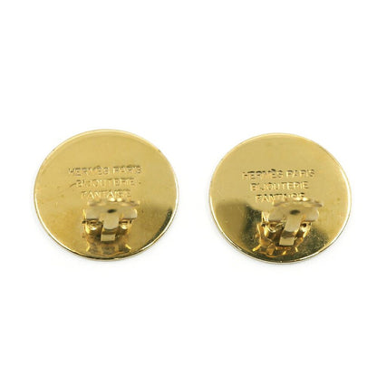 Hermes Sellier Earrings Gold — view 3