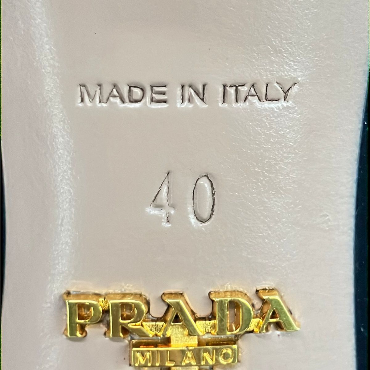 Prada Pumps Black Leather Heels — view 6
