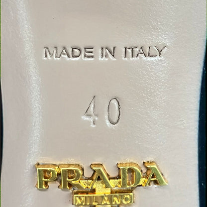 Prada Pumps Black Leather Heels — view 6