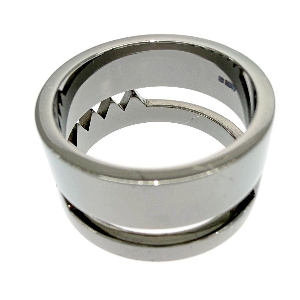 Fendi Enamel Palladium Polished Metal Bag Bugs Monster Ring — view 6