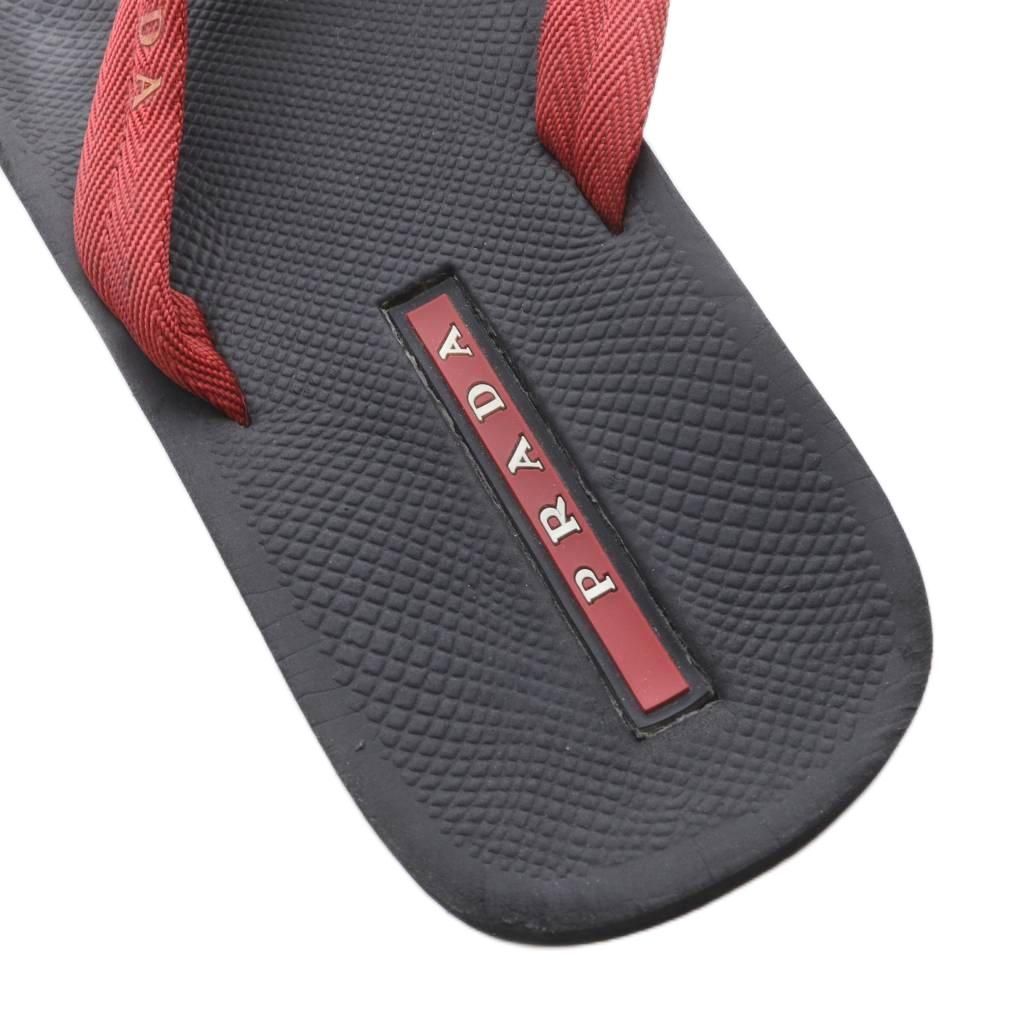 Prada Sandals Beach Black 8 — view 6