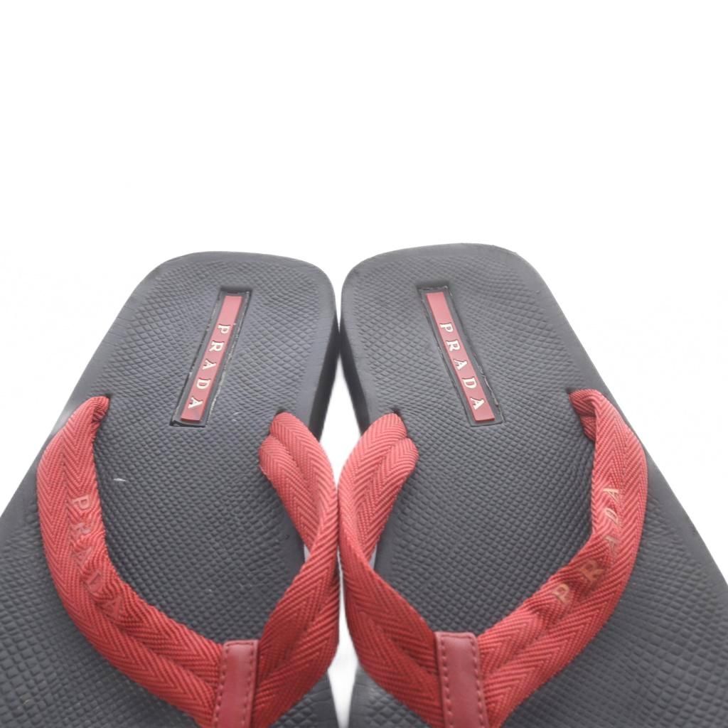 Prada Sandals Beach Black 8 — view 3
