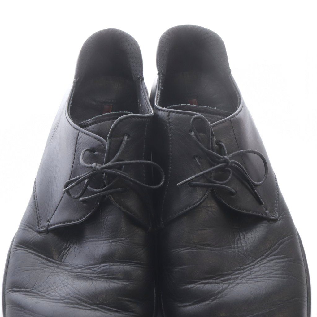 Prada Business Shoes Lace-up Leather Black 8.5 — view 4