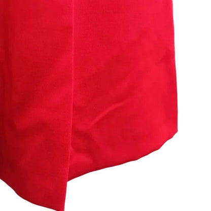 Dior Mademoiselle Vintage Dress Round Neck Three Quarter Sleeve Waist Ribbon S — view 7