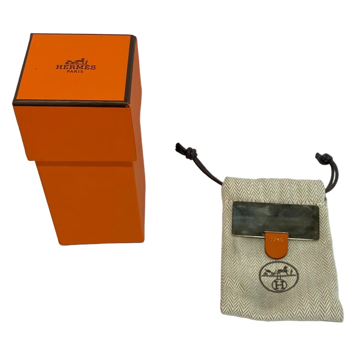Hermes Case Miroir Orange Lip Shoulder Bag — view 5