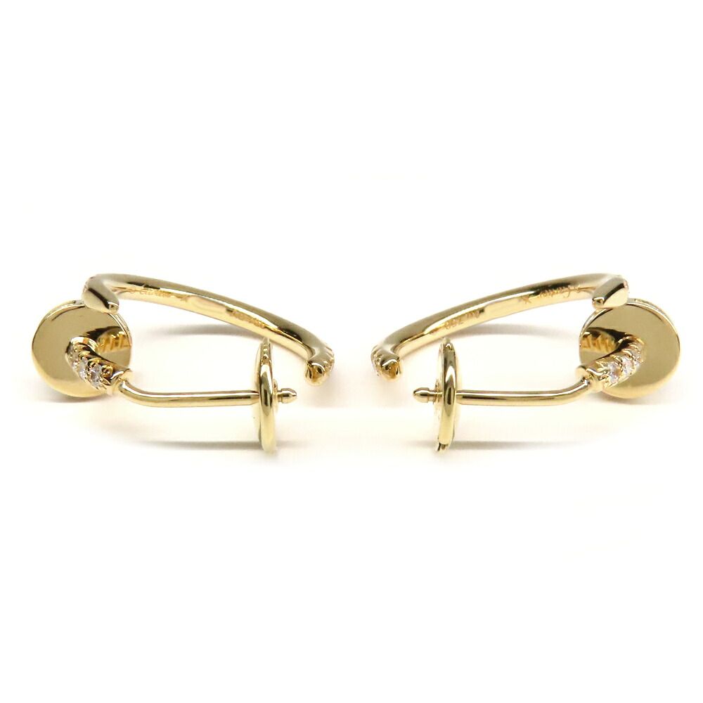 Cartier Juste un Clou Hoop Earrings Small Pave Diamond 1 — view 5