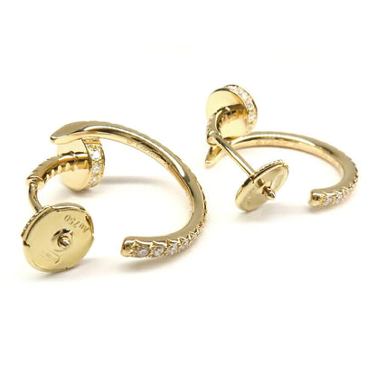 Cartier Juste un Clou Hoop Earrings Small Pave Diamond 1 — view 3