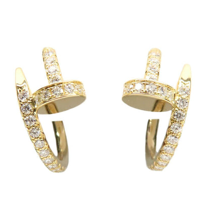 Cartier Juste un Clou Hoop Earrings Small Pave Diamond 1
