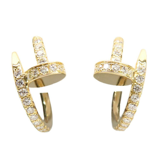 Cartier Juste un Clou Hoop Earrings Small Pave Diamond 1
