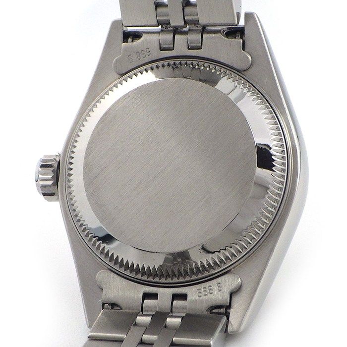 Rolex Watch Datejust Ivory Computer Dial Carving Date 18k White Gold SS — view 4