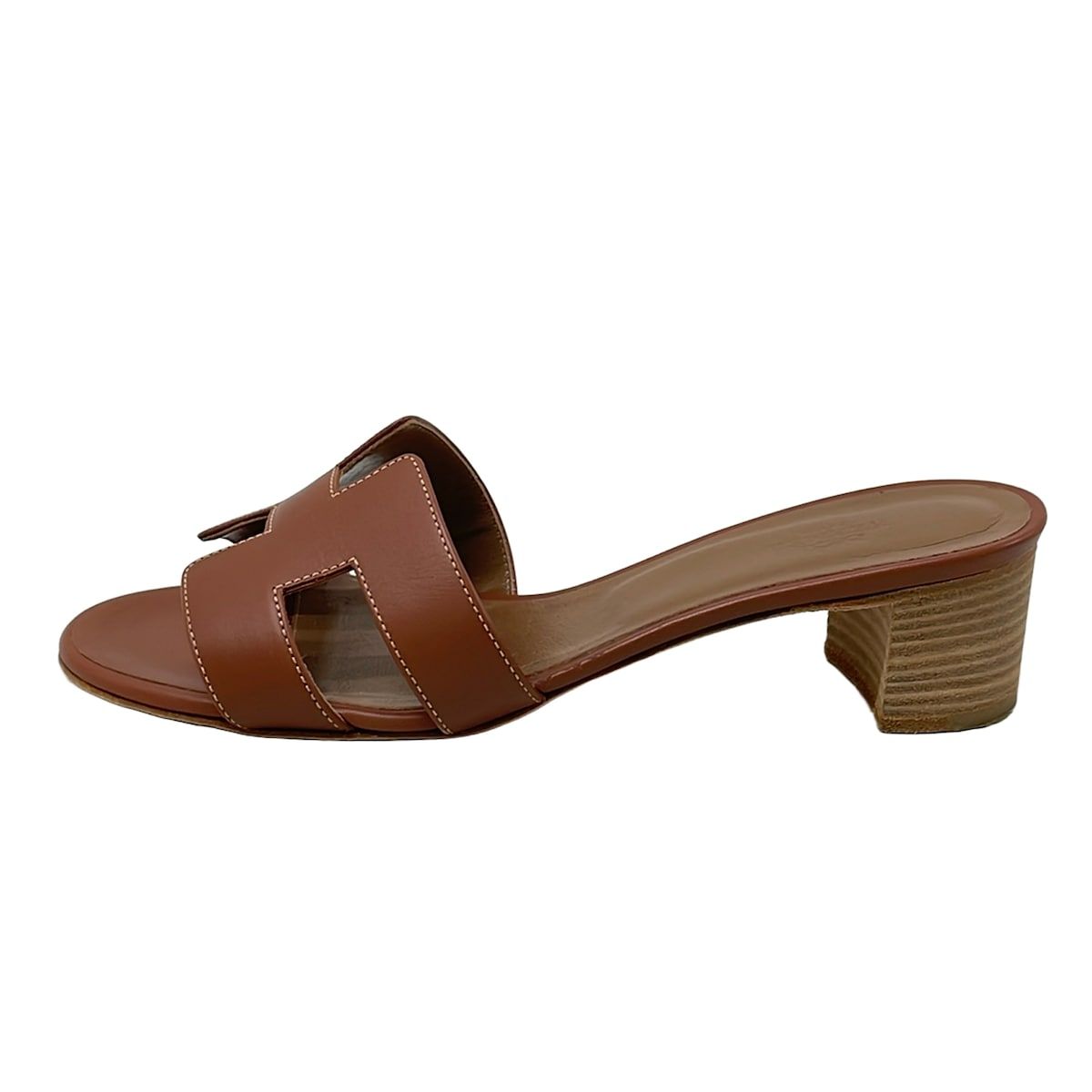 Hermes Mules Oasis Gold Leather
