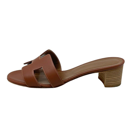Hermes Mules Oasis Gold Leather