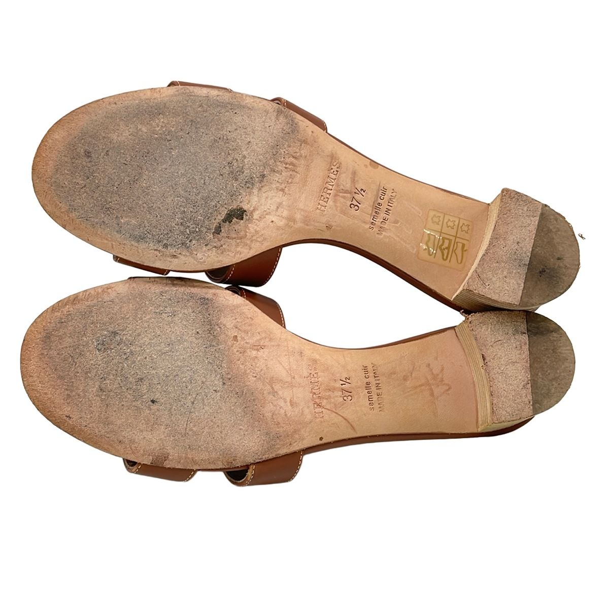 Hermes Mules Oasis Gold Leather — view 4