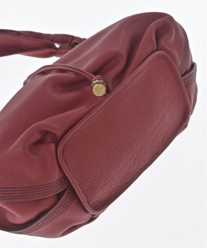 Celine Leather Handbag Red — view 8