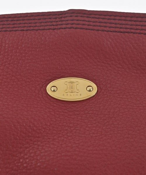 Celine Leather Handbag Red — view 5