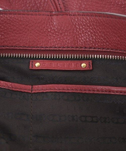 Celine Leather Handbag Red — view 4