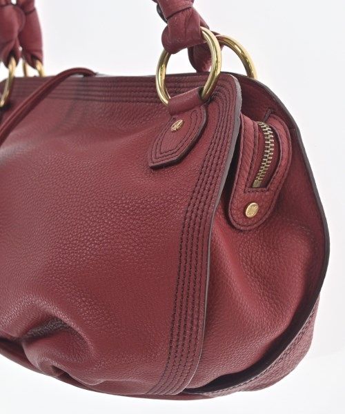 Celine Leather Handbag Red — view 7