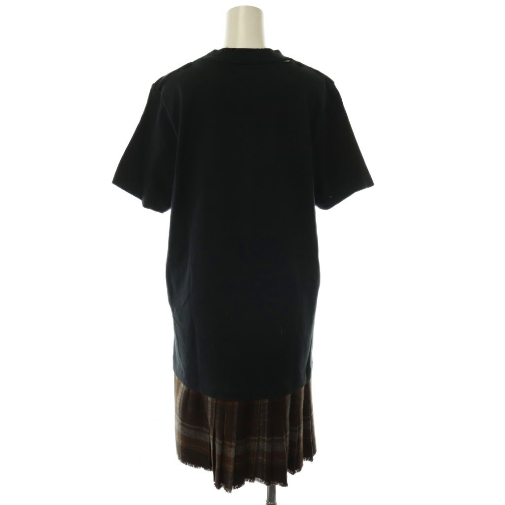 Balenciaga Planet Earth T-Shirt Docking Dress Knee-Length Short Sleeve 38 — view 2