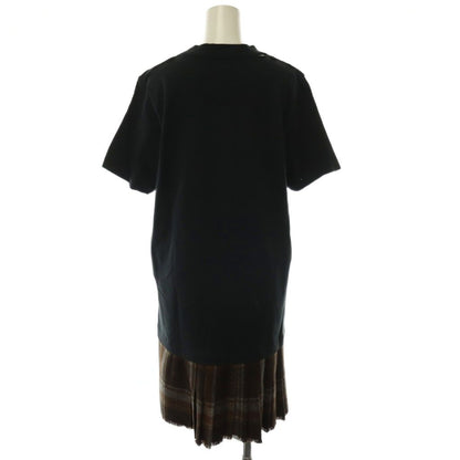 Balenciaga Planet Earth T-Shirt Docking Dress Knee-Length Short Sleeve 38 — view 2