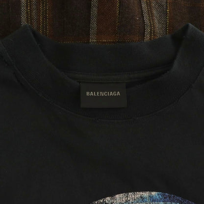 Balenciaga Planet Earth T-Shirt Docking Dress Knee-Length Short Sleeve 38 — view 6