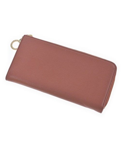 Bvlgari Leather L-shaped Zipper Wallet Coin Purse