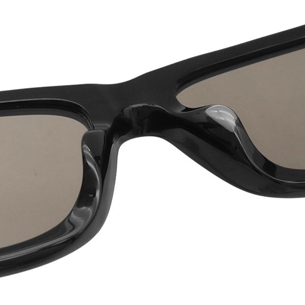 Miu Miu Sunglasses Ciel Square Shape 56 16 Acetate Black Gray Lens Logo Eyewear — view 4