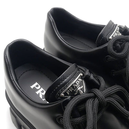 Prada Monolith Platform Loafers Black — view 6