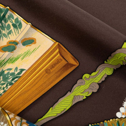 Hermes Carre 90 Brise de Charme Enchanting Breeze Scarf Large Multicolor Silk — view 5