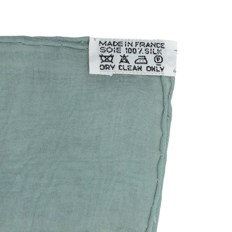 Hermes Carre 90 Aloha Scarf Blue Multicolor Silk — view 7