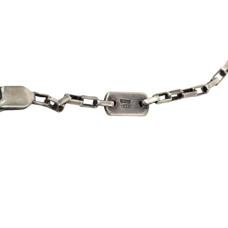 Gucci GG Ghost Star Chain Pendant Black Silver — view 4