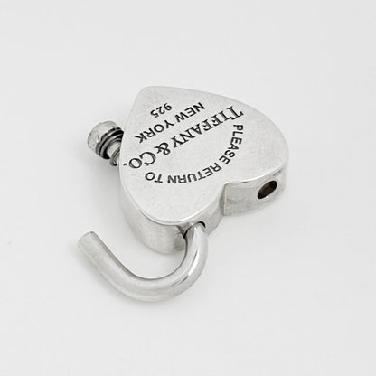 Tiffany & Co Necklace Return to Heart Lock 925 Sterling Silver — view 4