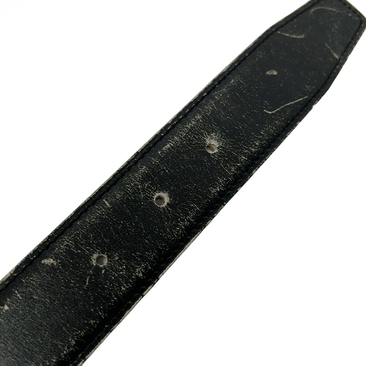 Hermes Belt 65 H Black Gold Reversible Leather — view 6