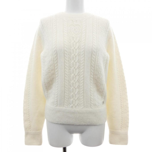 Chanel Knit Sweater White